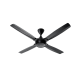 56" 4-Blade DC Motor Ceiling Fan Sleek & Smooth Design FM14FEVBKH