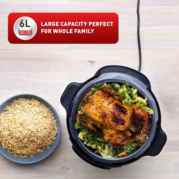 6L large capacity pressure cooker ideal for family meals