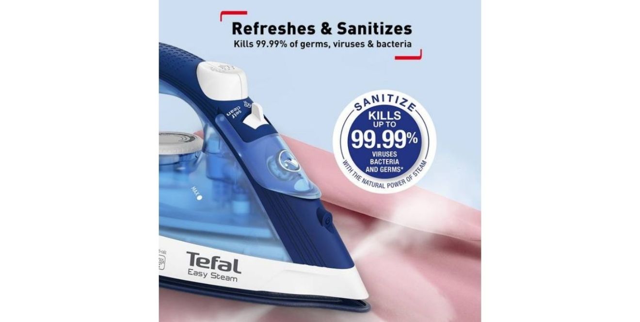Tefal steam iron kills 99.99% of germs with steam