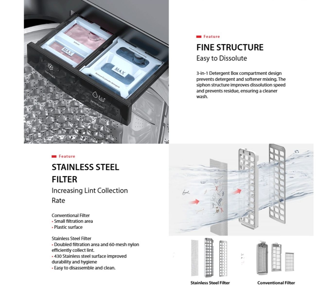 Soft close lid design for safe and quiet operation