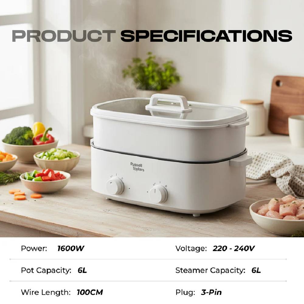 Russell Taylors multicooker product specifications