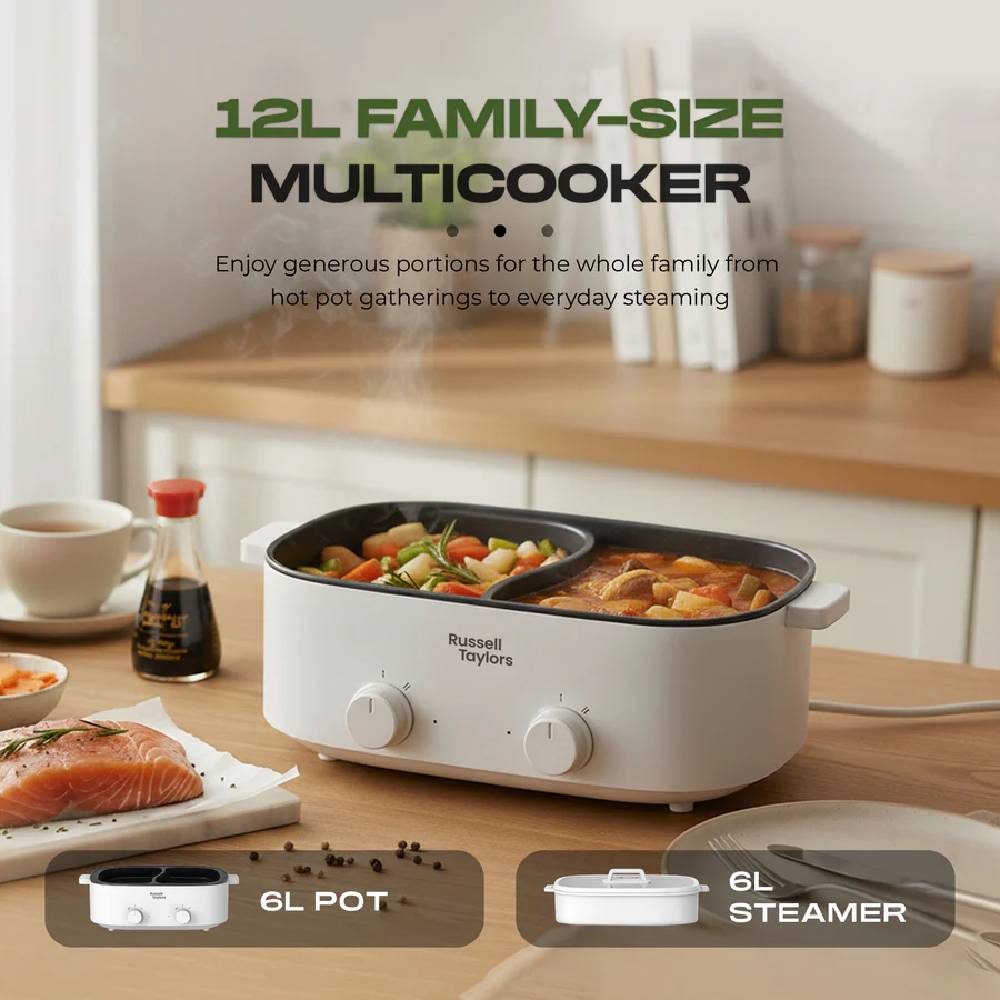 Russell Taylors 12L family-size multicooker