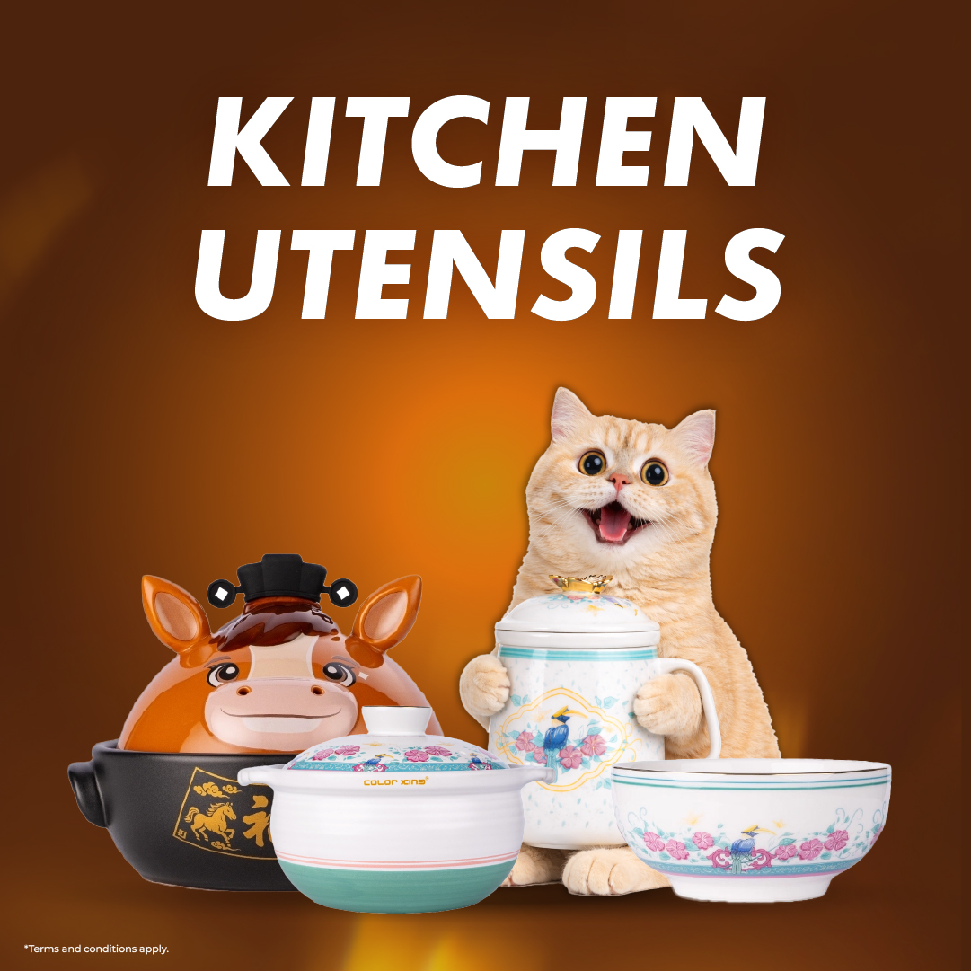 Untung Gila 50% S-Coin Cashback Kitchen Utensils