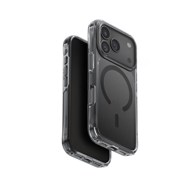 Clear MagSafe phone case for protection and wireless charging