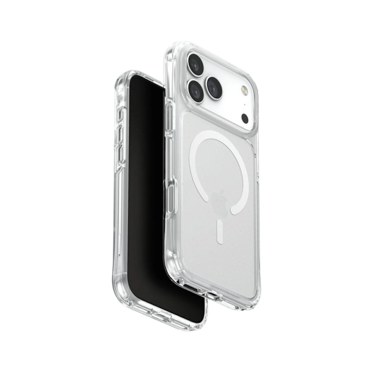 Untitled design (23) Clear MagSafe case for phone protection and wireless charging