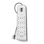 Power extension strip for multiple devices with USB ports