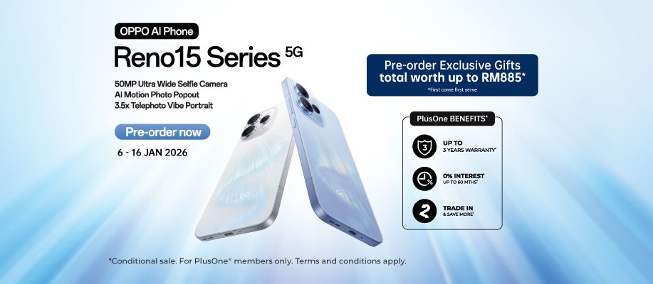 Oppo Reno 15 Pre Order