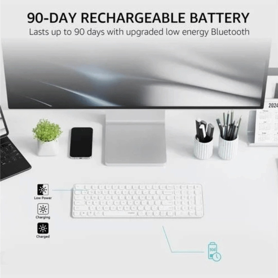 E9350L Ultra-slim Multi-mode/Rechargeable/Wireless Keyboard - Image 9