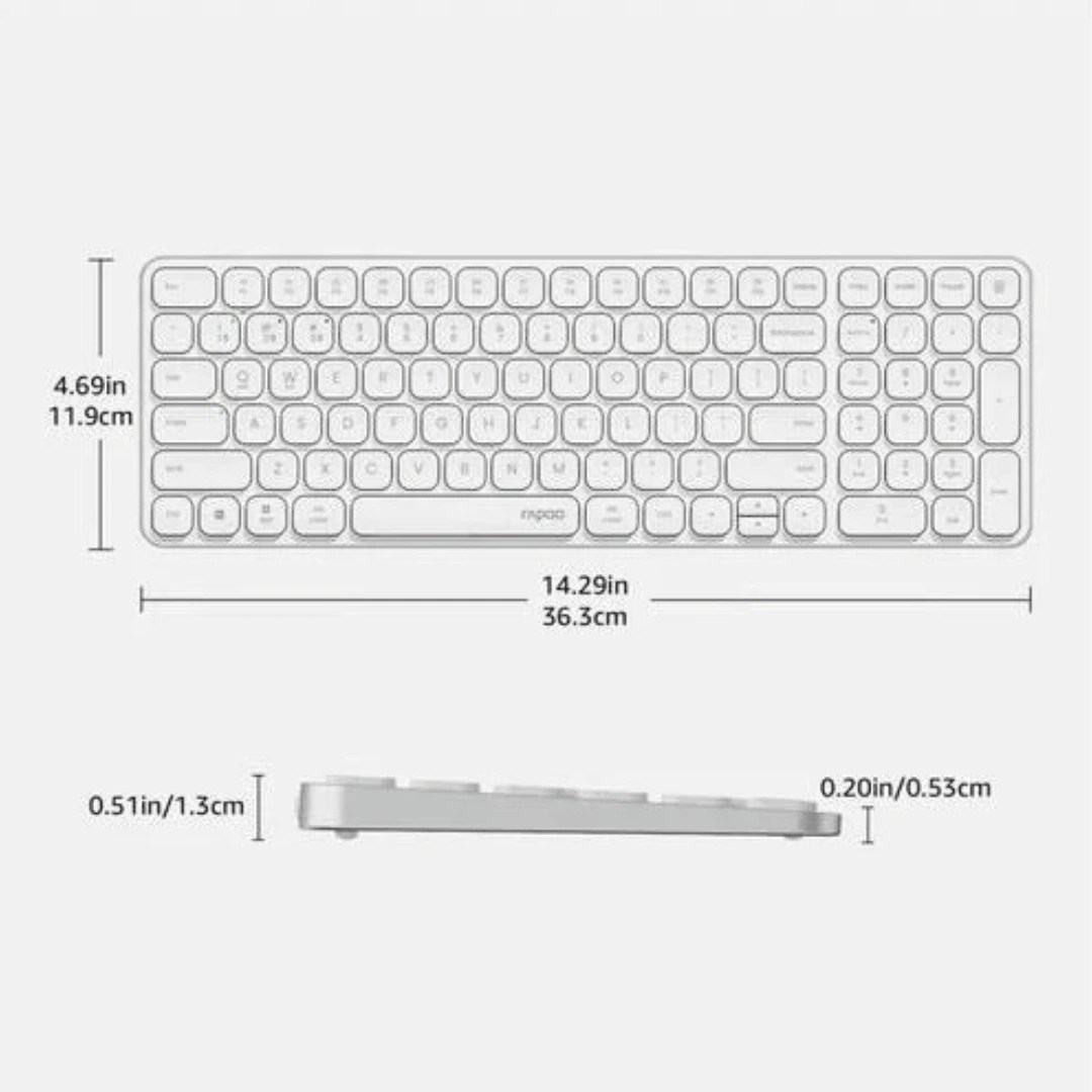 E9350L Ultra-slim Multi-mode/Rechargeable/Wireless Keyboard - Image 6