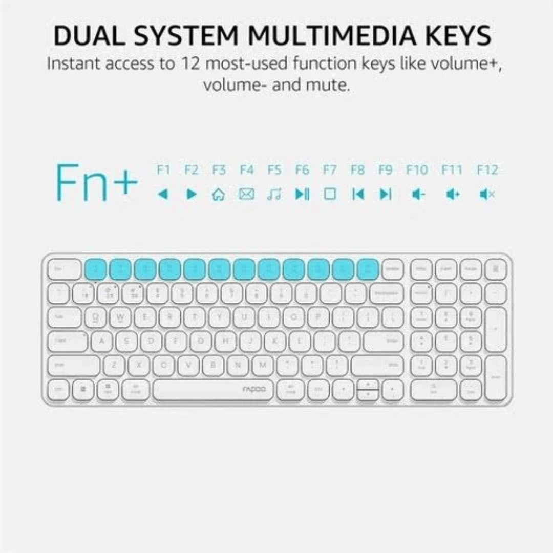 E9350L Ultra-slim Multi-mode/Rechargeable/Wireless Keyboard - Image 13