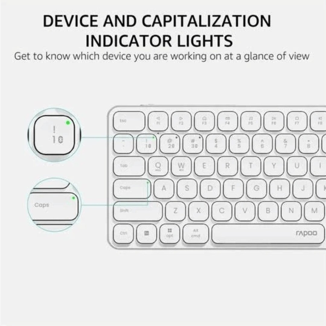E9350L Ultra-slim Multi-mode/Rechargeable/Wireless Keyboard - Image 8
