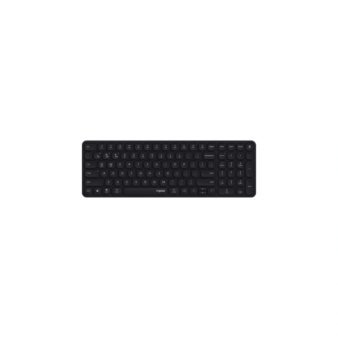 rapoo-E9350L-ultra-slim-multi-mode_rechargeable_wireless-keyboard-white E9350L Ultra-slim Multi-mode/Rechargeable/Wireless Keyboard - Image 1