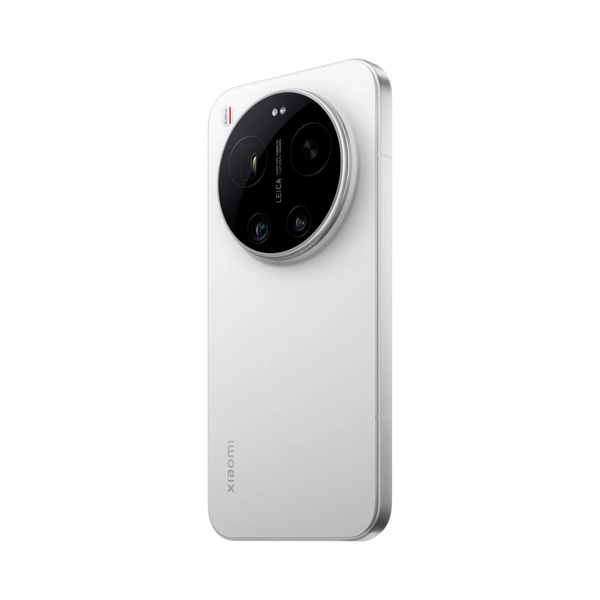 Xiaomi 17 Ultra in white color with a large circular rear camera module on a clean background