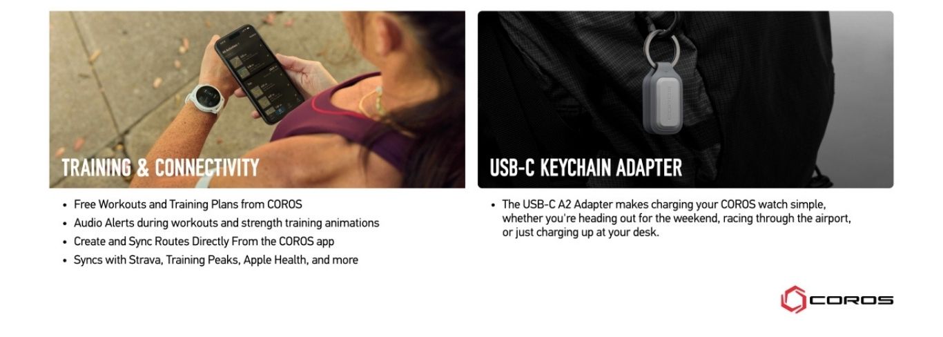 COROS PACE 4 ultralight AMOLED GPS sports watch features