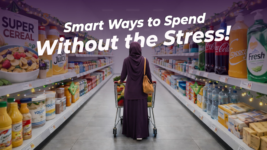 someone is shopping in smart way