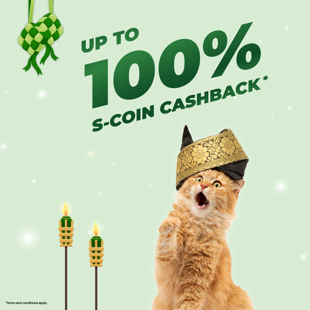 Up to 100% S-Cpin Cashback