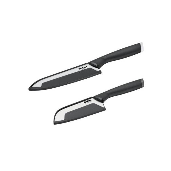 Tefal Comfort Knives 2 Pcs Set (Santoku 12cm+Chef Knife 15cm) TEF-K221S2