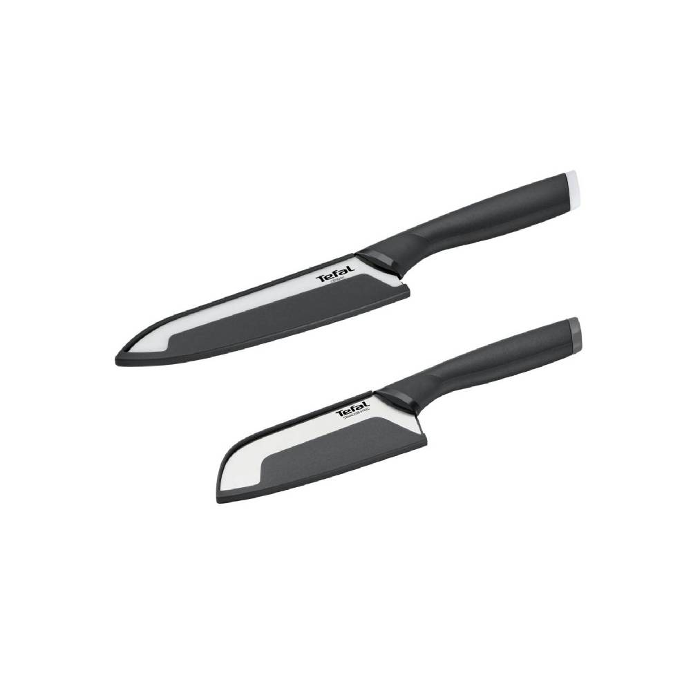 Tefal Comfort Knives 2 Pcs Set (Santoku 12cm+Chef Knife 15cm) TEF-K221S2