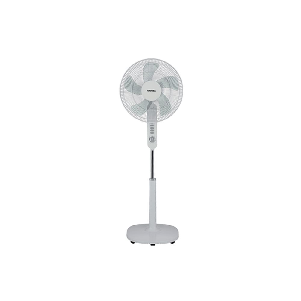 16″ Stand Fan White - Image 2