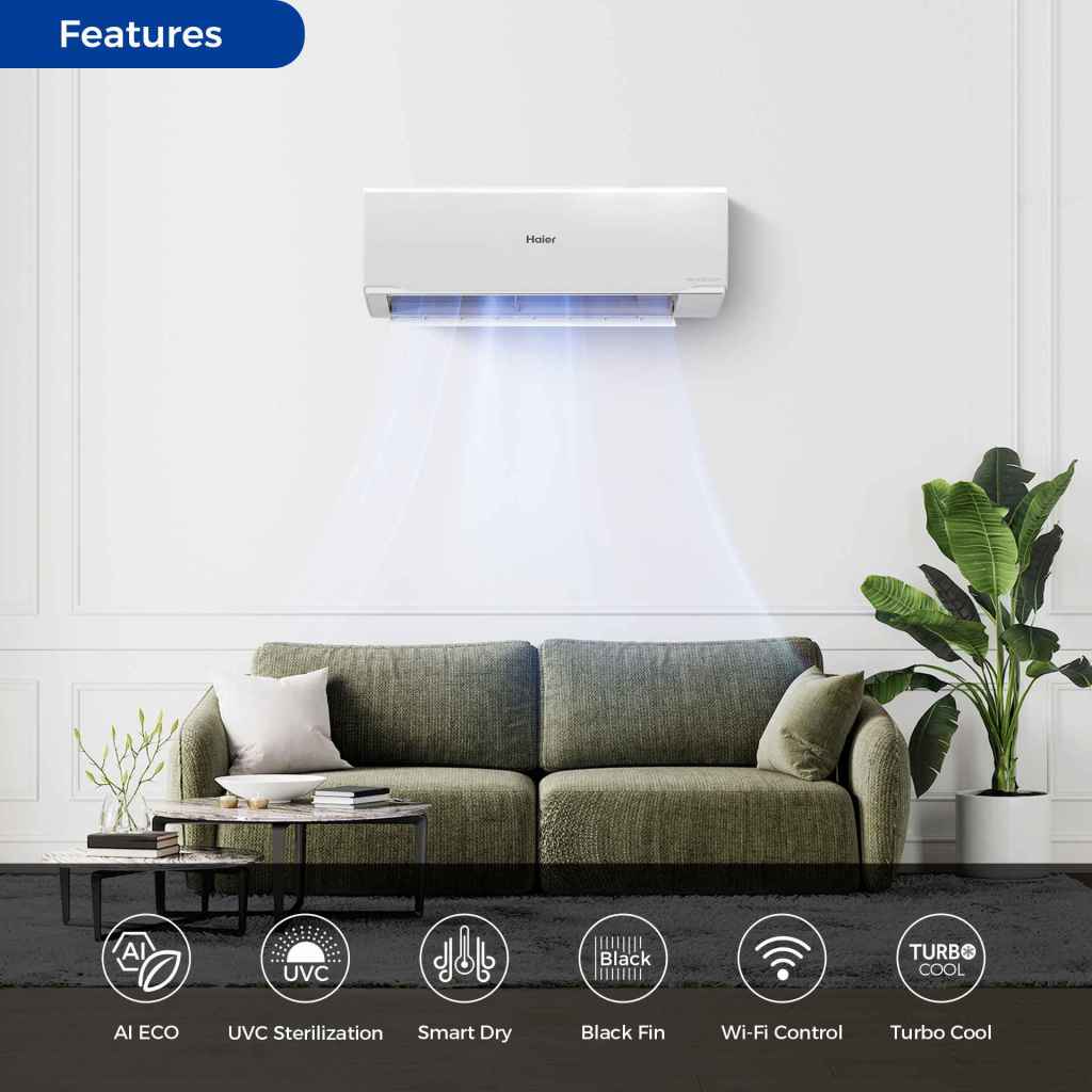 Haier UV Cool Smart + Air Conditioner Features