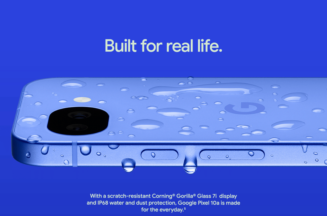 Pixel 10a water and dust resistance