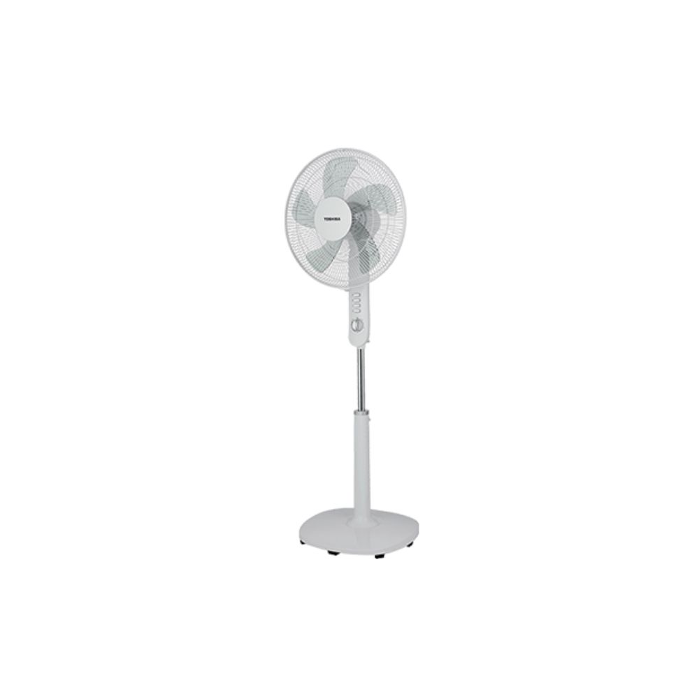 16″ Stand Fan White - Image 3
