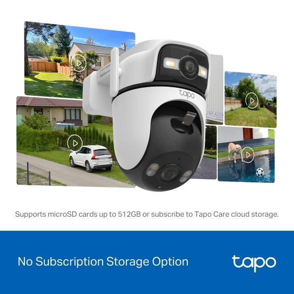 Tapo C545D no subscription storage option