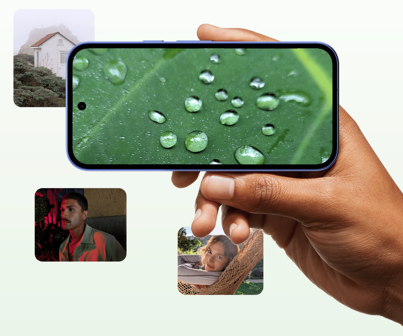 Pixel 10a macro camera close-up