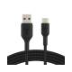 Belkin 1M Braided USB-C to USB-A Cable BoostCharge series black