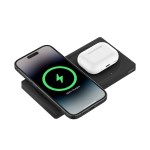 15W 2-in-1 Wireless Charging Pad with Official MagSafe Charging BoostCharge Pro Series