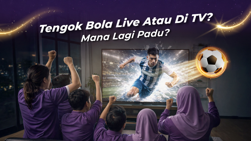 a visual showing a family watching football games