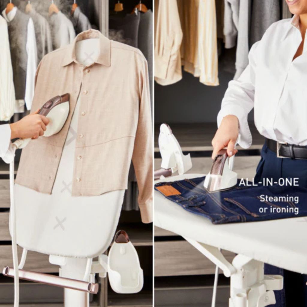 Tefal IXEO Vision All-in-One Steaming Ironing Solution Garment Steamer TEF-QT1811 features