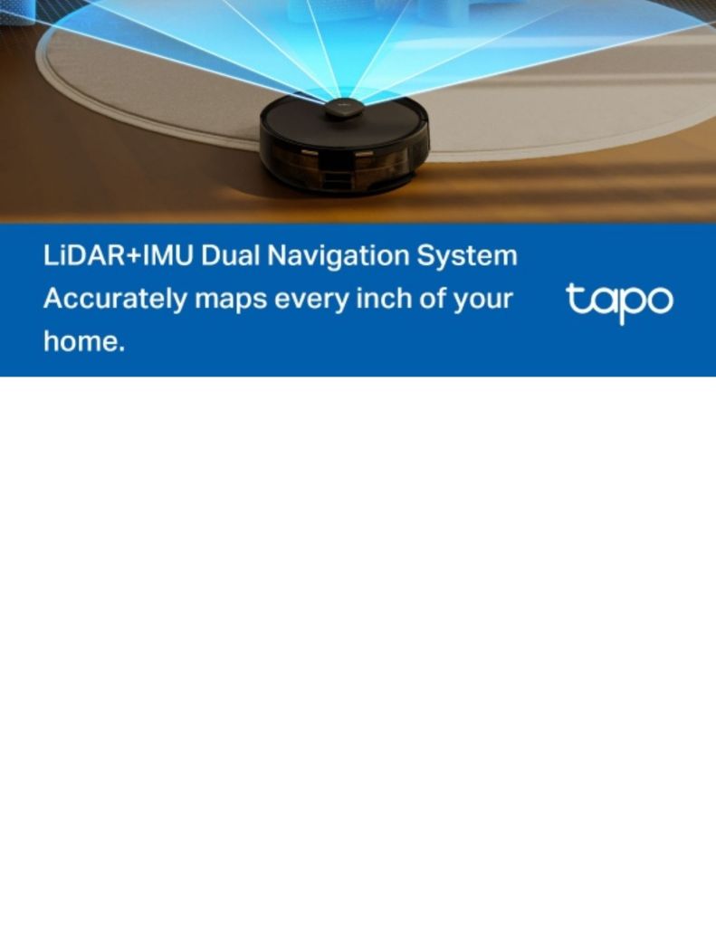 TP-Link Tapo RV30 Max Plus 5300Pa Hyper Suction LiDAR Navigation Robot Vacuum & Mop TP-TAPORV30MAXPLUS descriptions
