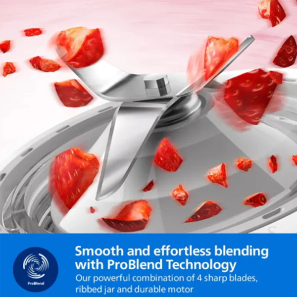 Philips 350W Mini Blender PLP-HR2512/00 smooth technology