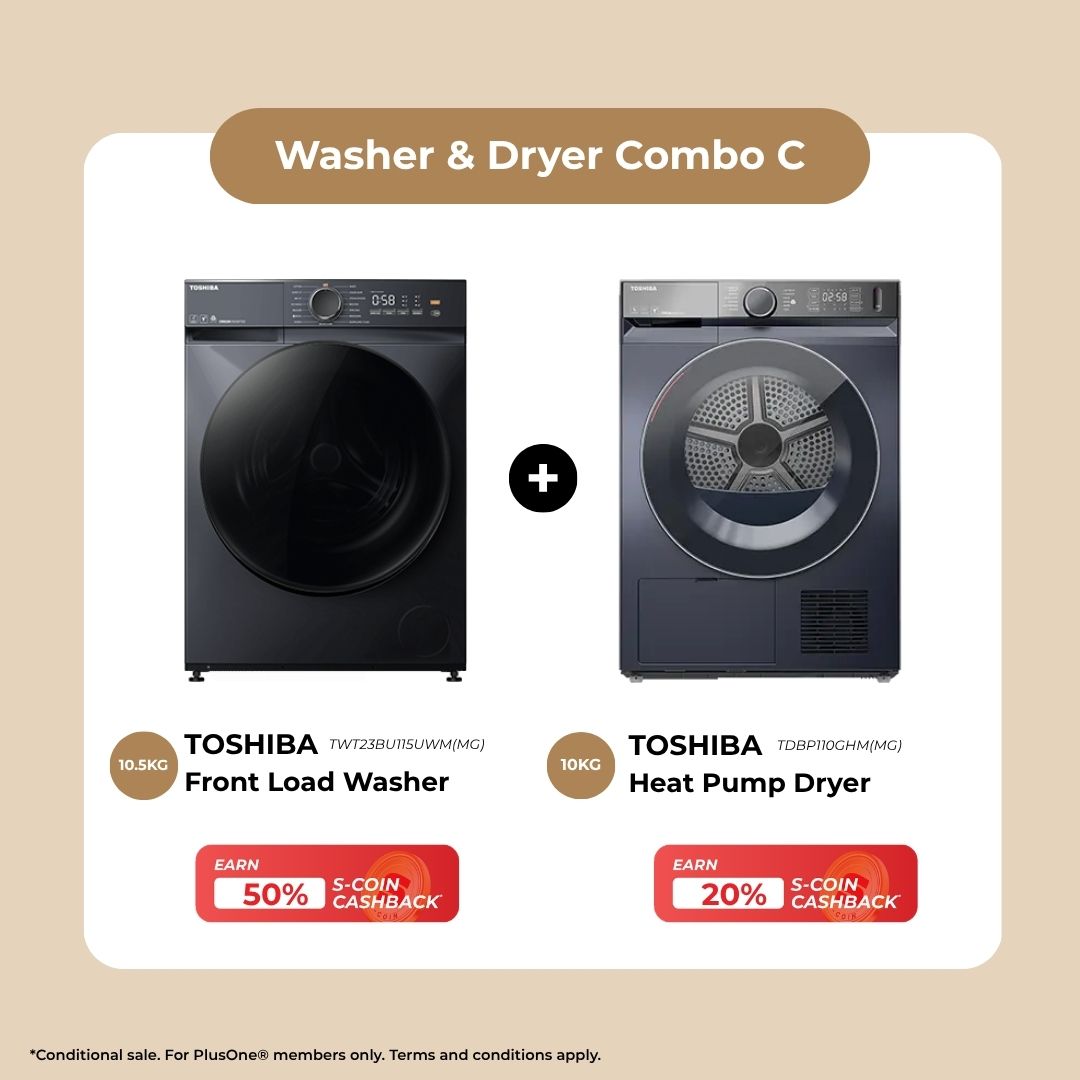 [Bundle Promo] 10.5KG/10KG Front Load Washer Dryer (Promo Valid Until 31 May 2026) - Image 2