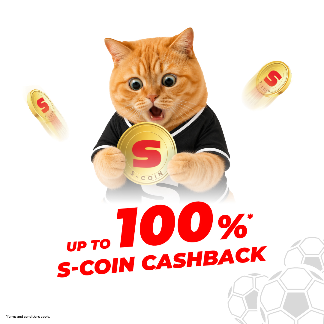 Up to 100% S-Coin Cashback