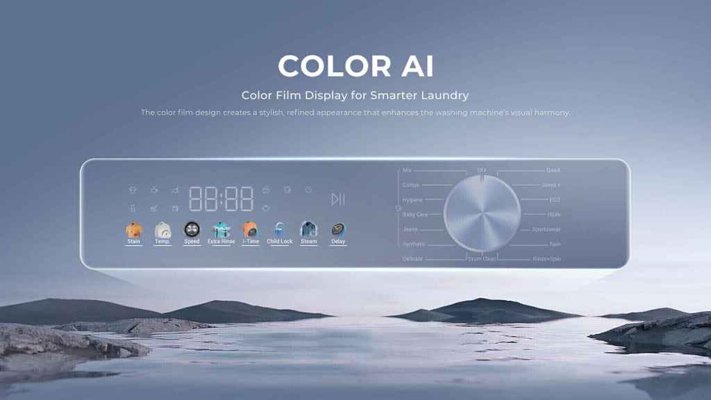 Haier 9KG Front Load Washer HAI-HW90BP12357S8 color AI