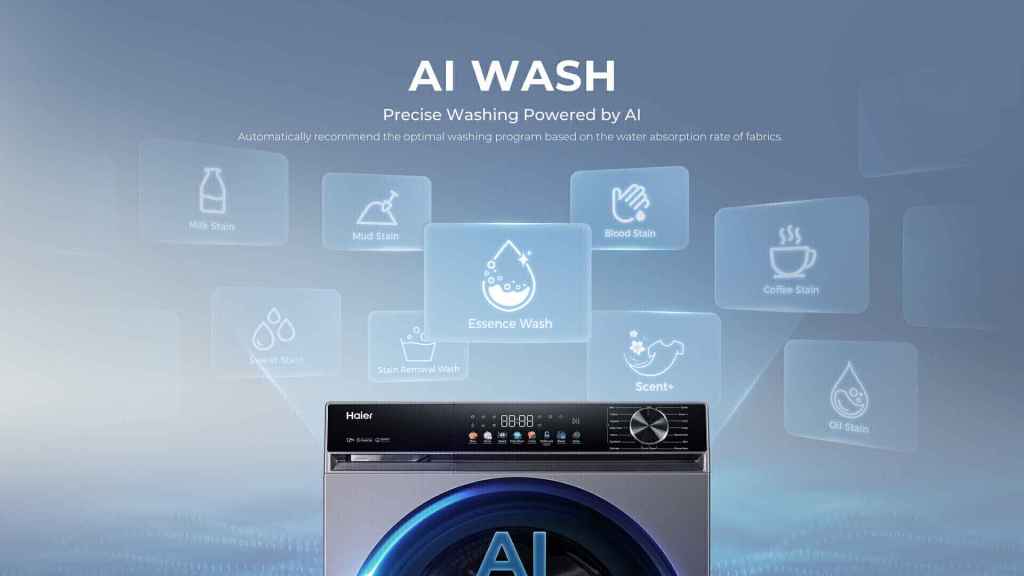 Haier 9KG Front Load Washer HAI-HW90BP12357S8 AI Wash