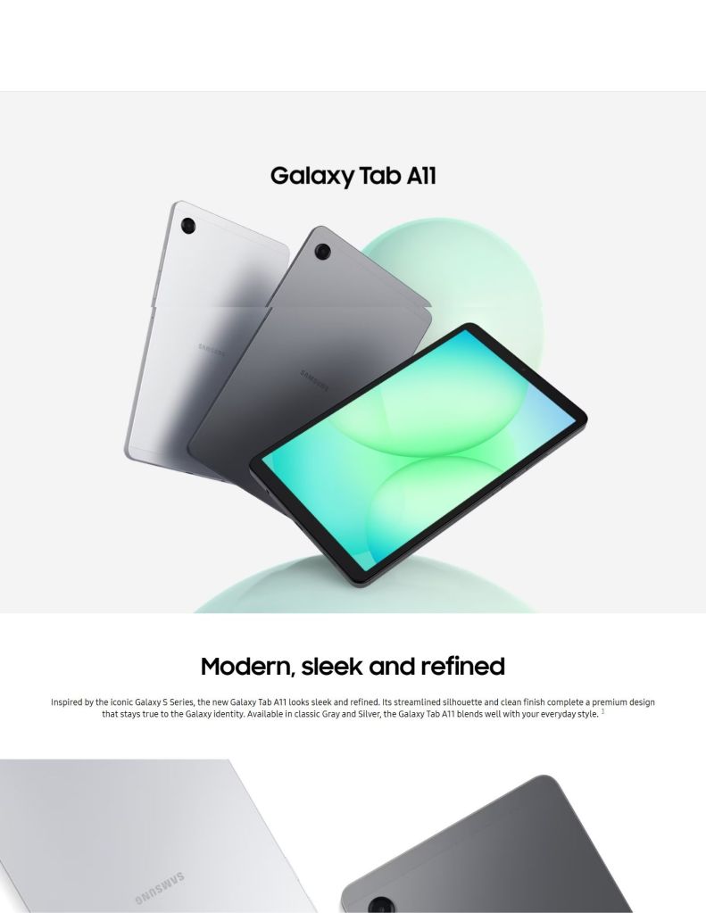 Samsung 8.7" Galaxy Tab A11 LTE (8+128GB) description