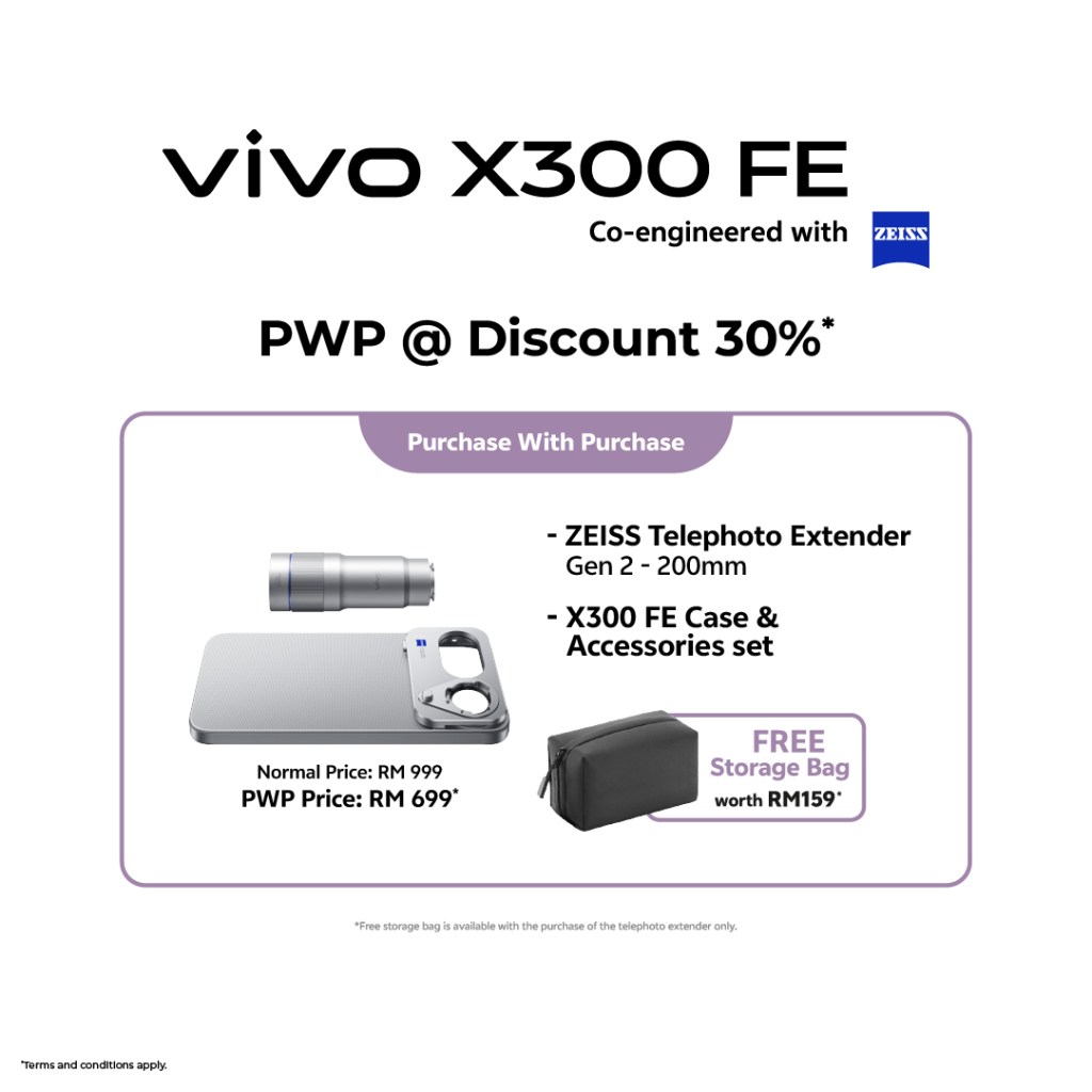 vivo X300 FE PWP discount 30%