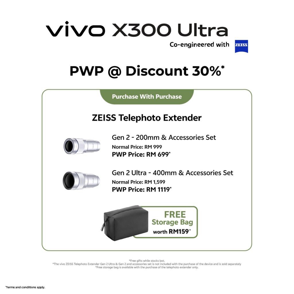 vivo X300 Ultra PWP discount 30%