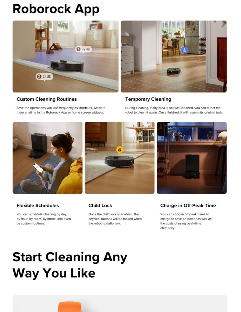 Roborock Qrevo S Pro Robot Vacuum RBR-QREVOSPRO Roborock App