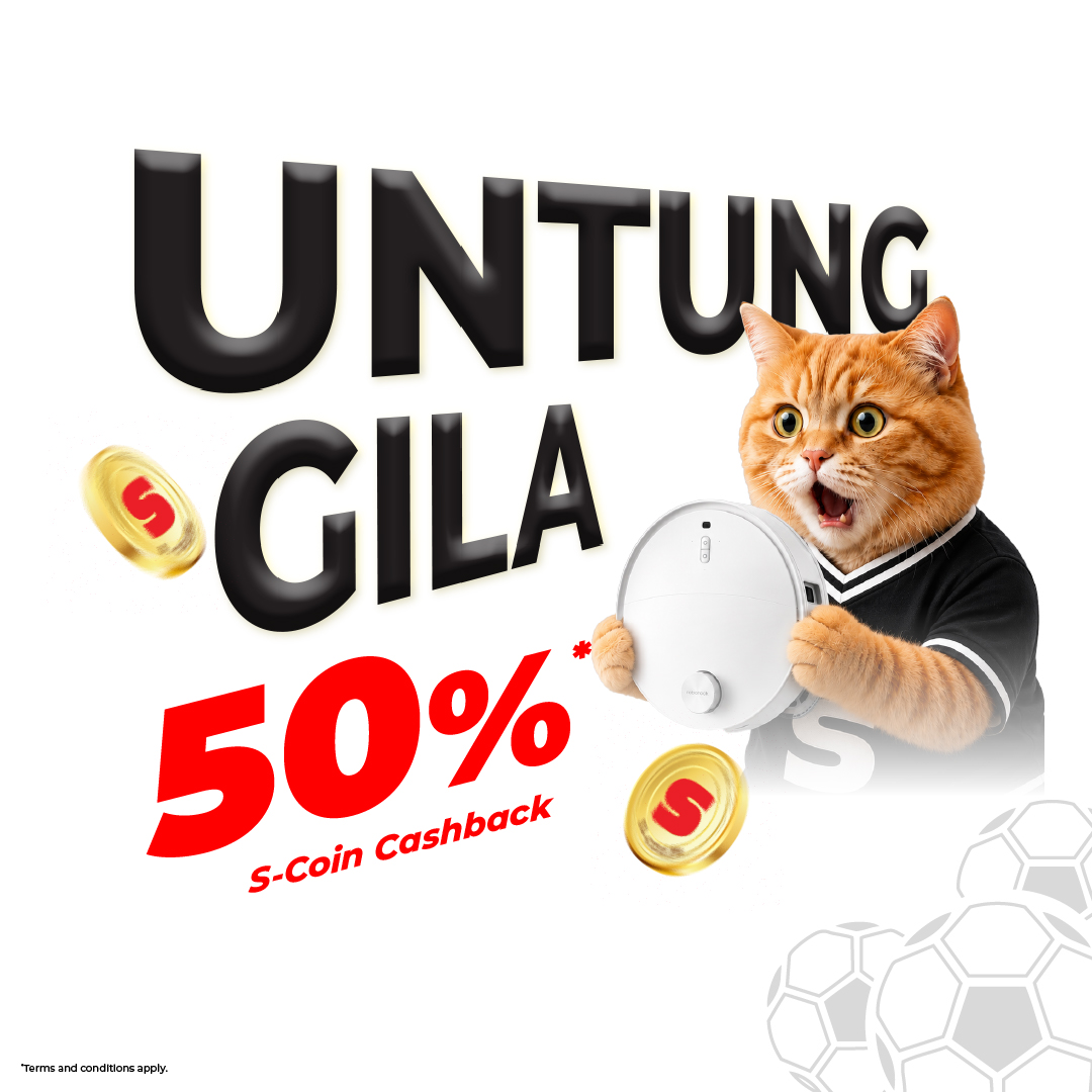 Untung Gila 50% S-Coin Cashback