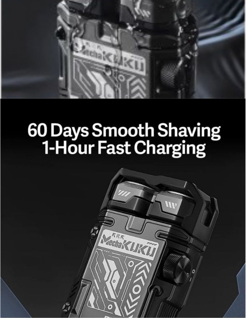 Close-up of FLYCO F001 Electric Shaver 60 days Smooth Shaving 1-Hour Fast Charging