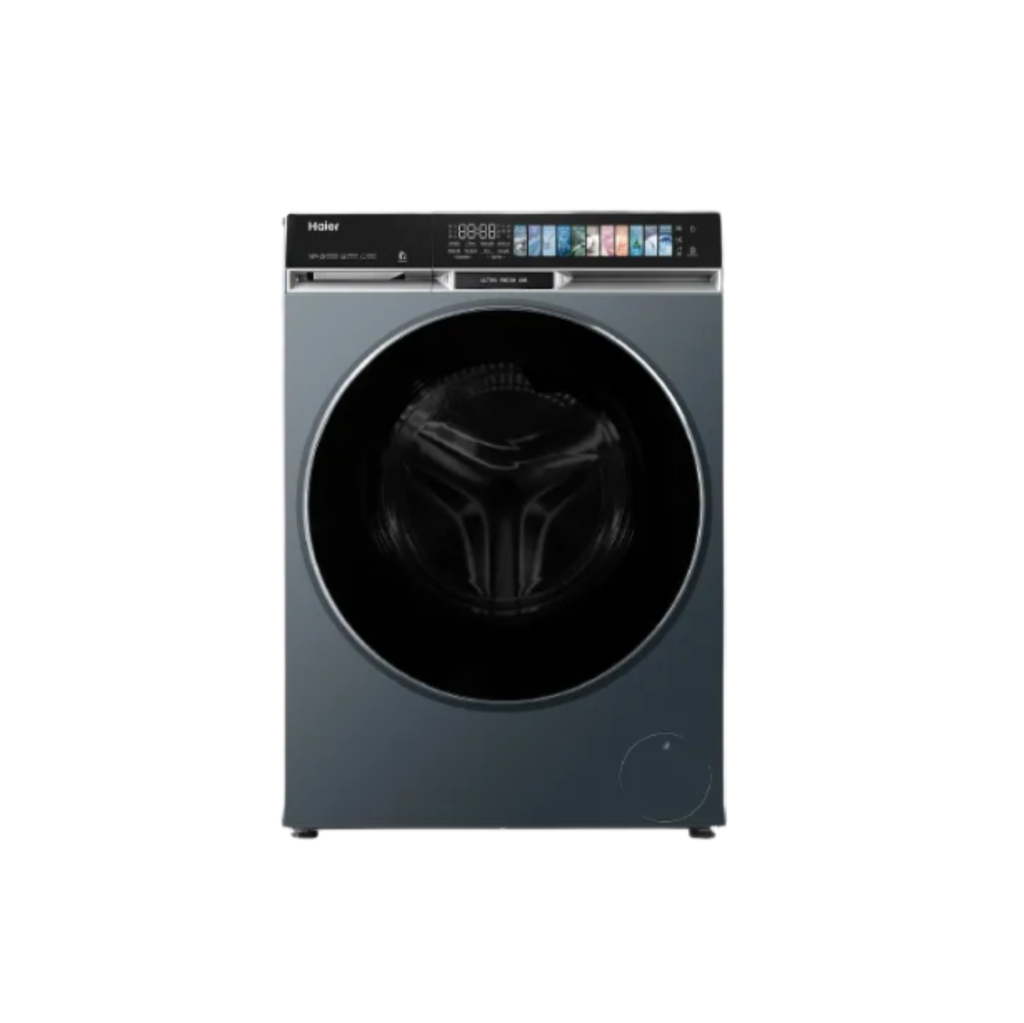 Haier front load washing machine with digital control panel