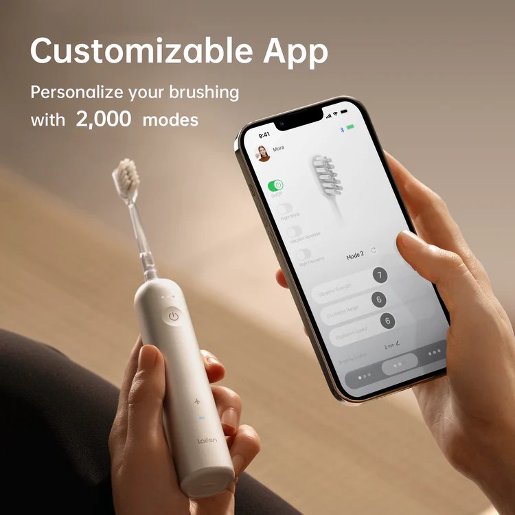 Wave Electric Toothbrush, Oscillation & Vibration (Type C Magnetic Charging Cable) - Image 11