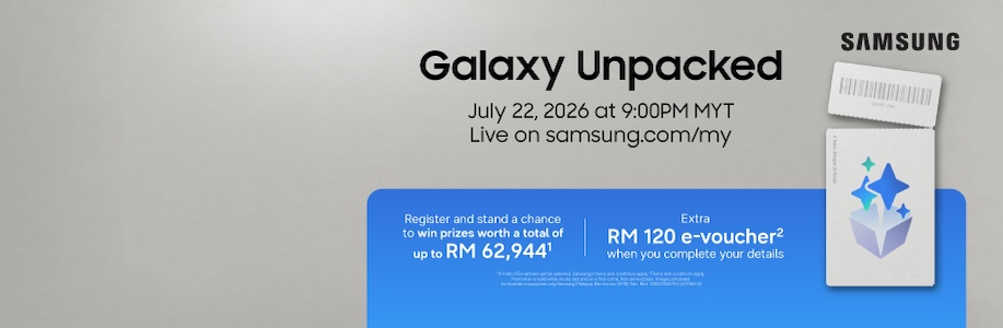 Samsung Galaxy Unpacked Register of Interest