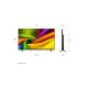 LG NANO 4K UHD AI NU84 Smart TV (2026) 50 inch - Size