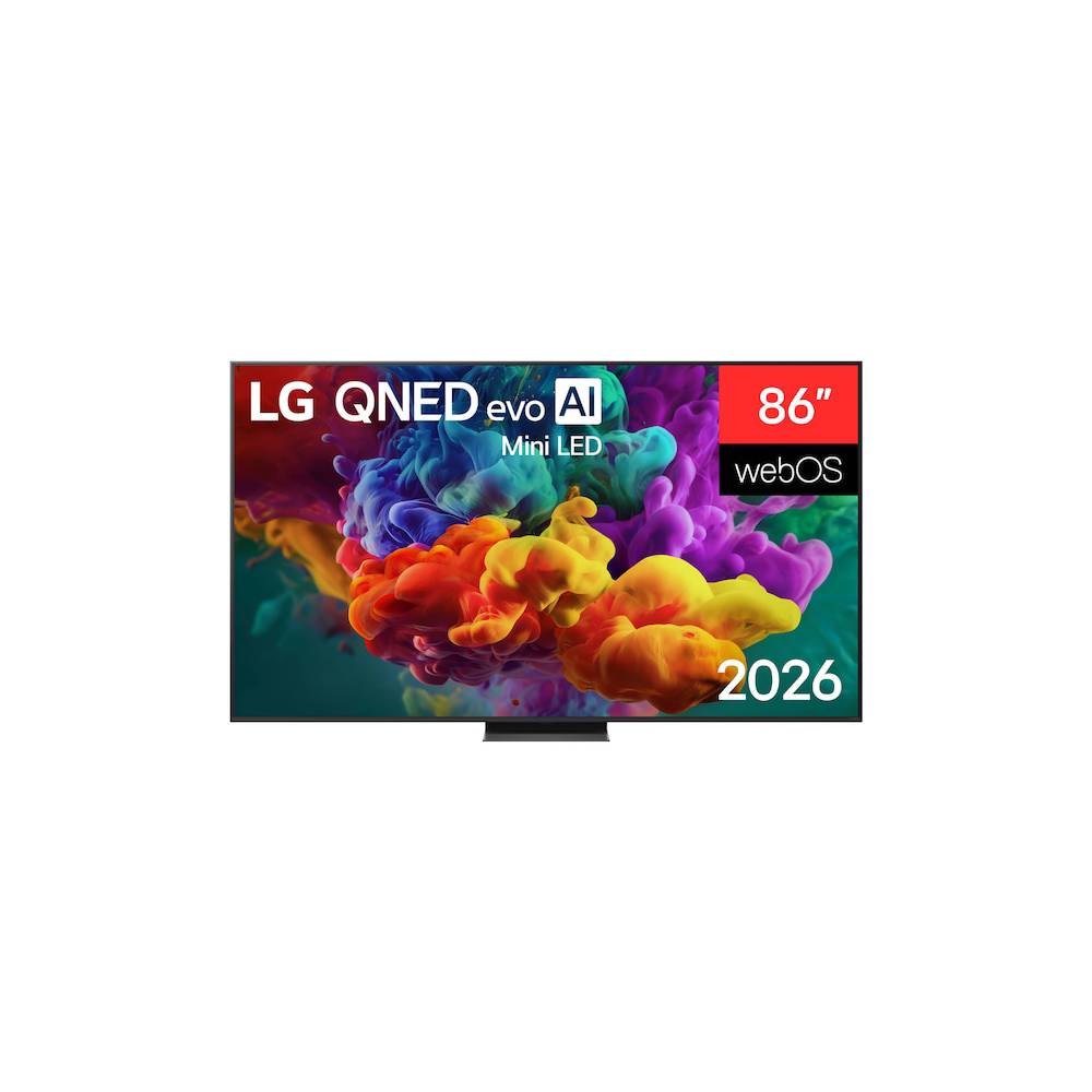 LG-86QNED86BSA LG QNED evo AI Mini LED QNED86 4K Smart TV (2026) 86 inch - Front View