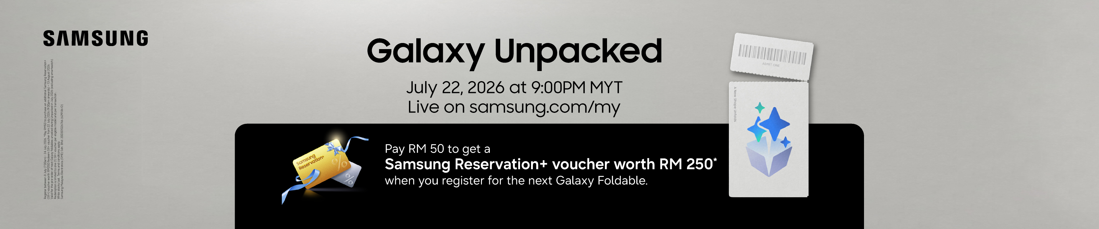Samsung Reservation+ Voucher Offer